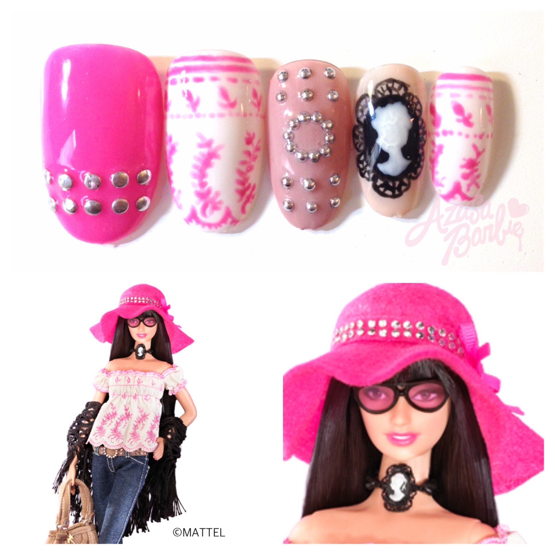 was Elke week Afhaalmaaltijd Azusa Barbie » Nails for Anna Sui Boho Barbie® Doll♡