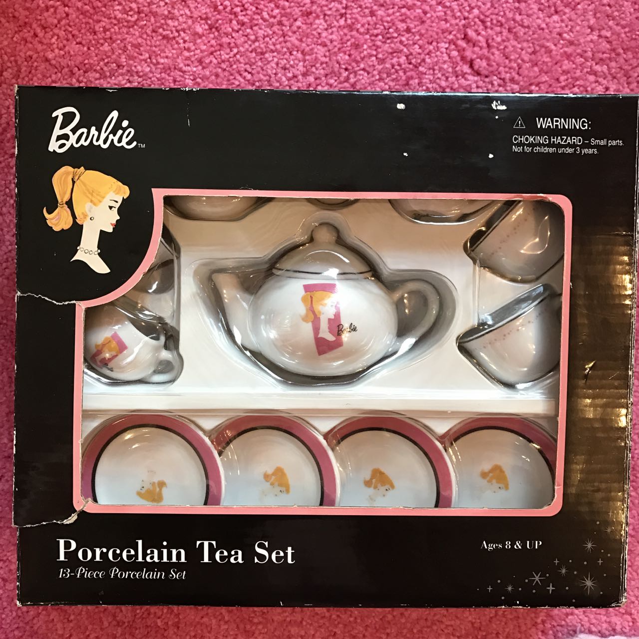 barbie porcelain tea set